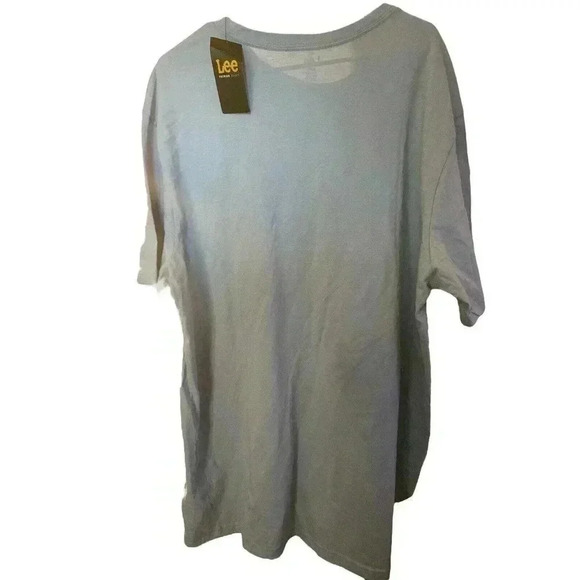 lee premium select size xl light blue shirt with graphics on front nwt - Picture 2 of 2